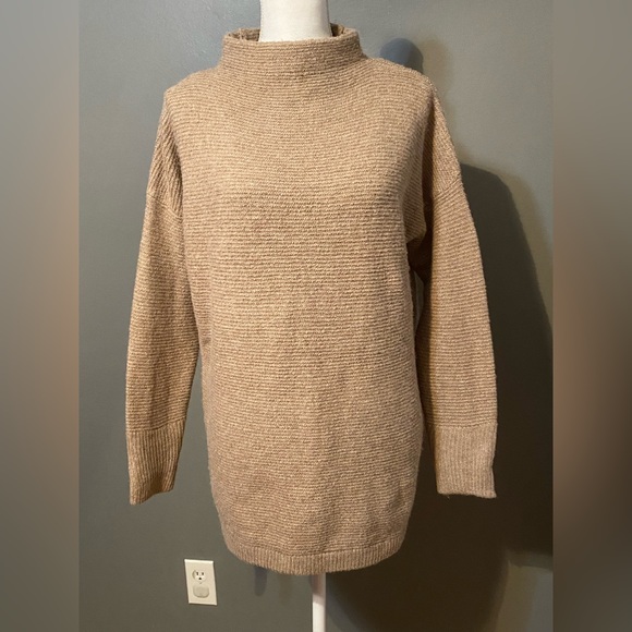 Cozy Tan Women's Crew Neck Sweater - Picture 1 of 5